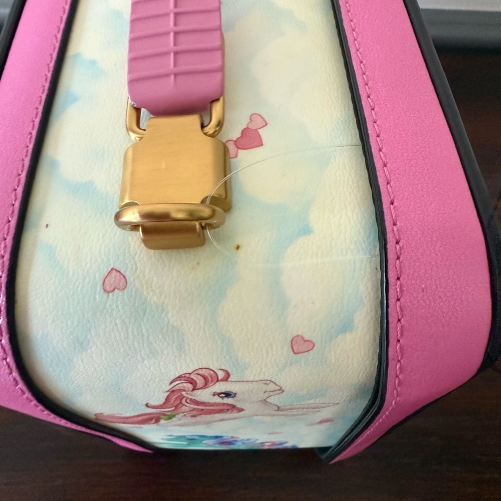Moschino Pink and Multicolor Castle My Little Pony Bag - Picture 5 of 12